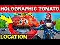 "Dance Inside A HOLOGRAPHIC TOMATO HEAD" - LOCATION WEEK 4 CHALLENGES FORTNITE SEASON 9