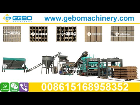 12 Blocks Per Drop! QT10 15 Block Making Machine with Auto Batching System - Jamaican Order