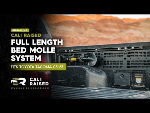 2005-Current Toyota Tacoma Full-Length Bed MOLLE System Installation