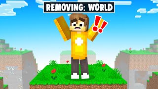 The World DELETES ITSELF In Minecraft!