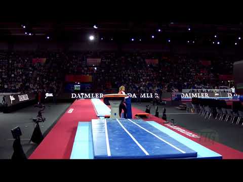 WINTHER Emilie (DEN) - 2019 Artistic Worlds, Stuttgart (GER) - Qualifications Vault 1