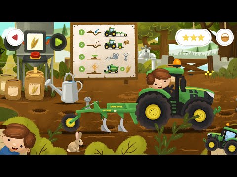 Farming Game for Kid's 👨‍🌾🐓🐄🥕 Episode 12 Tidding up the farm and Ploughing some fields