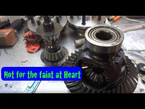 Pinion and Bearing Removal and Install New Bearing Races