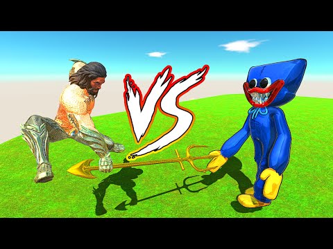 The Avengers vs Scp Monster / Aquaman vs Huggy Wuggy - Animal Revolt Battle Simulator