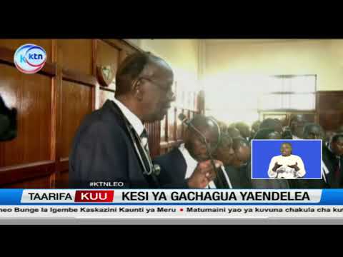 Kesi ya impeachment yapata sura mpya baada ya ushahidi wa daktari wa Gachagua