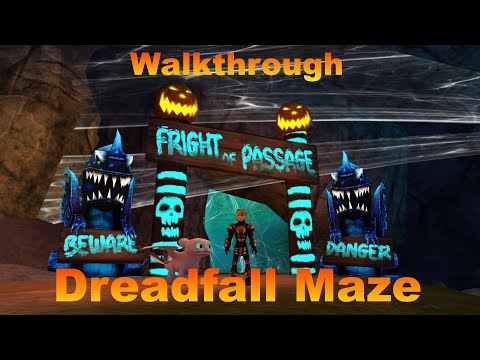 Dreadfall Maze 🎃 (2021) Walktrough | School of Dragons