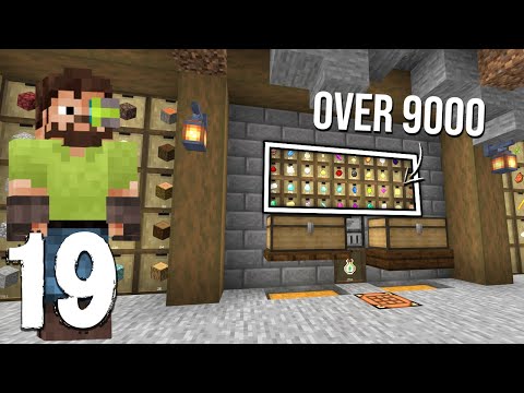 I built a new storage system! - Episode 19 - Minecraft Modded (Vault Hunters)