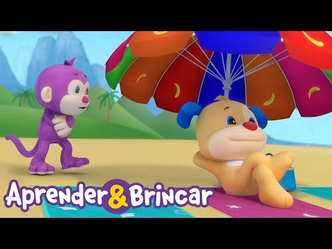 🎶 Aprender & Brincar™ | Dia de Praia | Desenhos Animados | Aprendendo