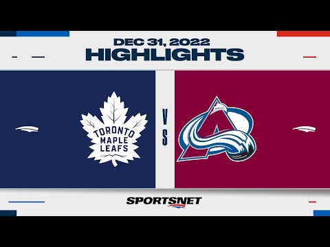 NHL Highlights | Maple Leafs vs. Avalanche - December 31, 2022