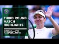 Simona Halep vs Magdalena Frech | Match Highlights | Wimbledon 2022