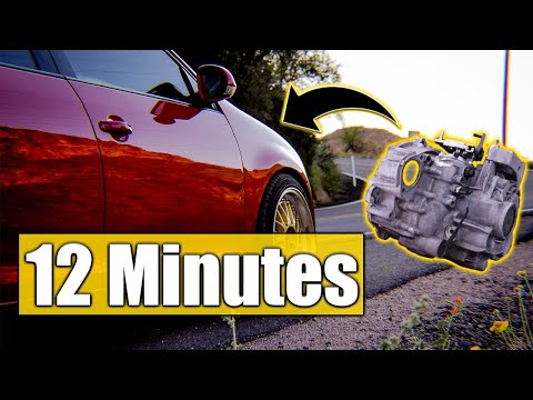6 Speed Swapping a VW 2.5 in 12 Minutes | 07k + 02Q = A Match Made in Heaven | Volkswagen Jetta Mk5