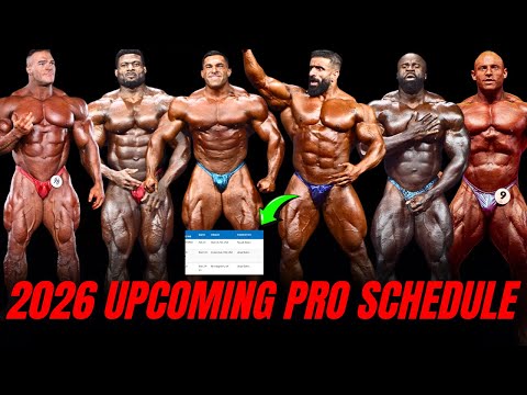 2026 Upcoming Bodybuilding Competitions  – Full Pro Schedule ❗