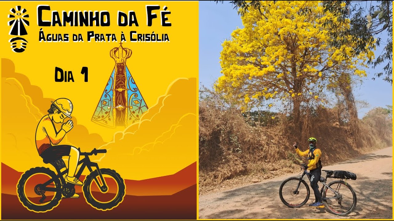Caminho da Fé Dia 1 - Águas da Prata/SP até Crisólia/MG