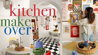 kitchen makeover🍒 - blank space to charming character!