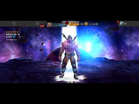 marvel champions level up 6 Star Hercules rank 2 complete 💯 max
