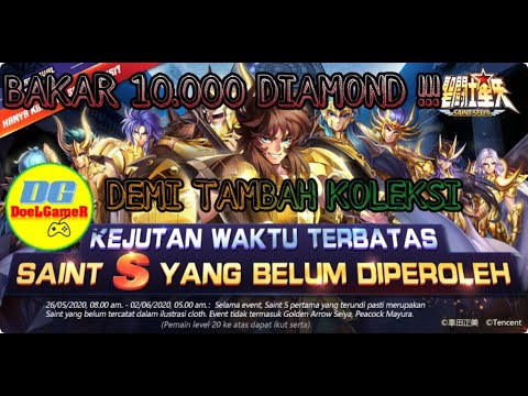 Gacha 10.000 Diamond !!! Saint Seiya Awakening
