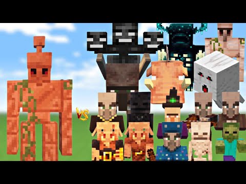 The Minecraft all mobs vs copper golem fight finally revealed #minecraft #viral