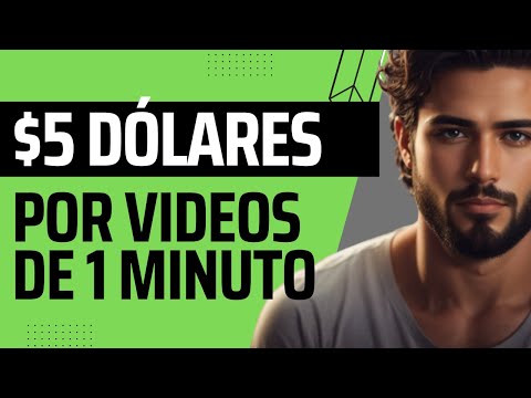 ✅COMO GANAR $5 DOLARES CON 1 VIDEO DE 1 MINUTO PARA PUBLICIDAD - No Necesitas Experiencia
