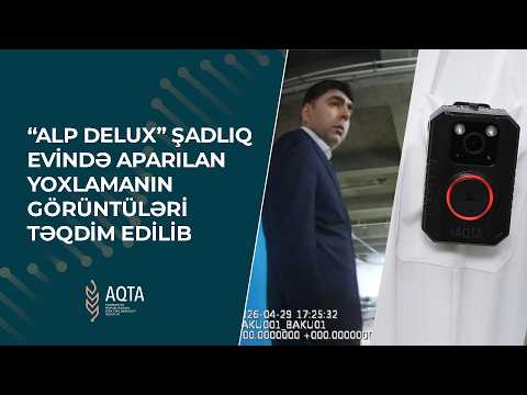 “Alp Delux” şadlıq evində aparılan yoxlamanın görüntüləri təqdim edilib