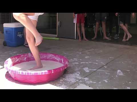 Chemical Demonstrations: Running On a Pool of Non-Newtonian Fluid