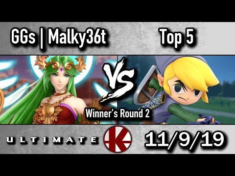 GGs | Malky36t (Palutena) vs. Top 5 (Toon Link) - Winner's Round 2
