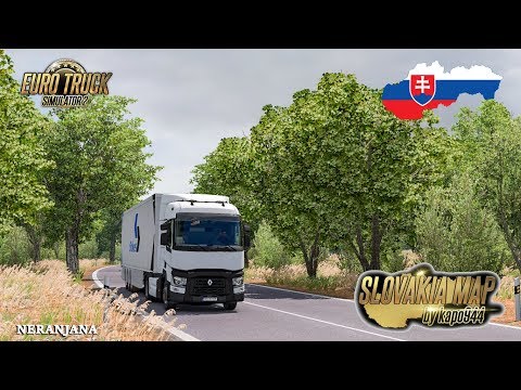 ETS 2 Mod | Slovakia map Mod [ETS2 v1.36]
