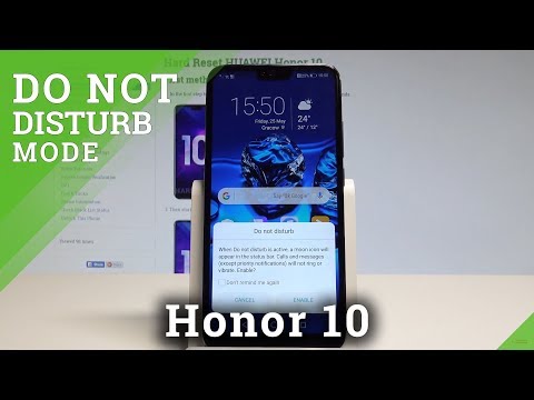 How to Enable Do Not Disturb on Honor 10 - Mute Mode Settings |HardReset.Info