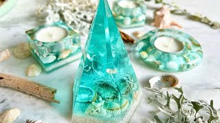 Under the Sea Resin Ring Holders and Candle Holders