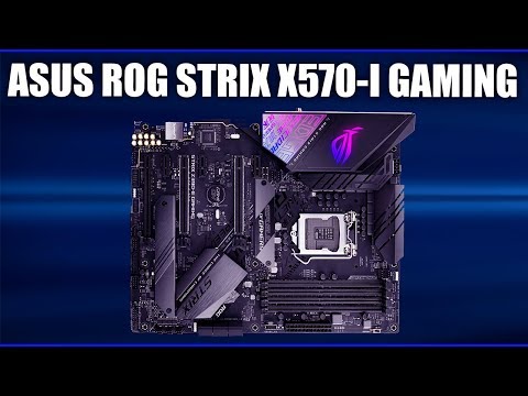 Pagrindinė plokštė ASUS ROG Strix X570-I Gaming AM4 lizdas „mini ITXs“ AMD X570 video