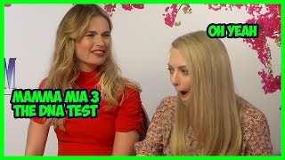 Lily James & Amanda Seyfried Funny Moments MAMMA MIA 2