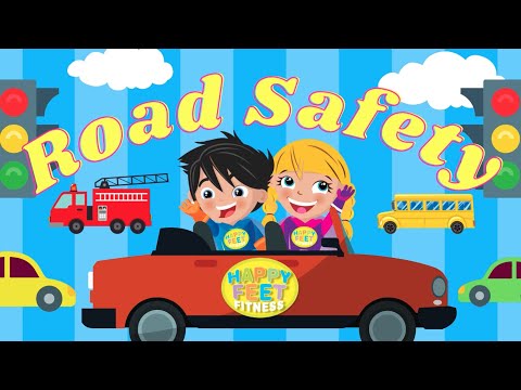 Road Safety Happy Feet Fitness: Kids Songs Crossing the Road