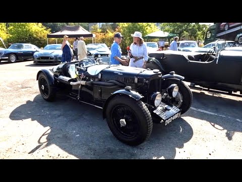 Marion Martyr and her 1935 Aston Martin Mark II 4 seater - AMHF