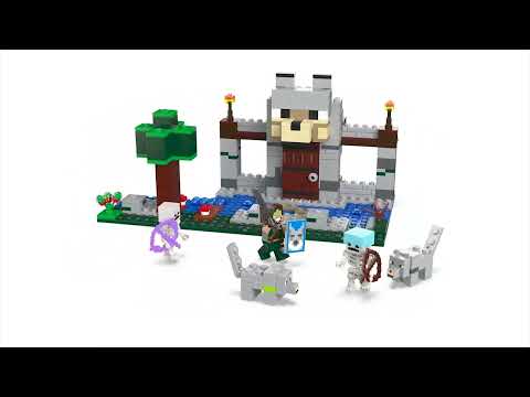 thumbnail video image 2 of Set LEGO Minecraft La Fortaleza-Lobo 21261, 2 of 5