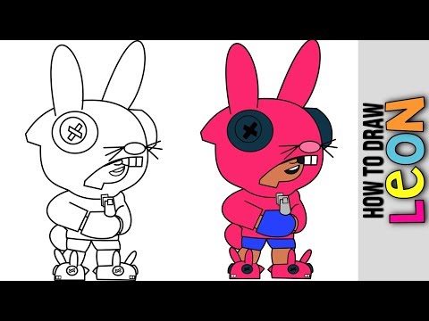 How to Draw Leon 🌟 Brawl Stars 🌟 Awesome Step-by-Step Tutorial
