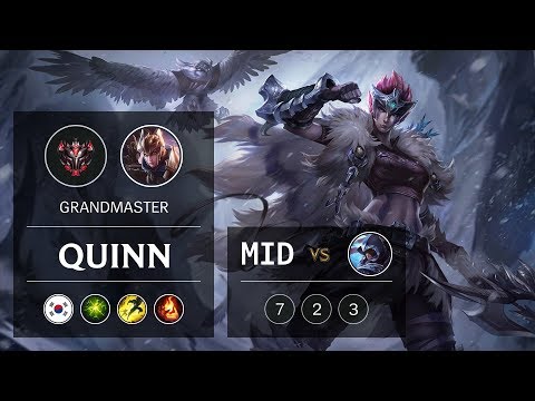 Quinn Mid vs Talon - KR Grandmaster Patch 9.5