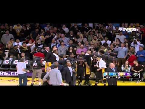 Kobe Bryant hits game-tying shot over Andrew Wiggins in closing seconds: Timberwolves at Lakers