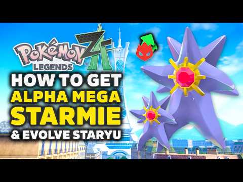 Pokemon Legends Z-A - How To Get Staryu & Mega Alpha Starmie | Staryu Location Guide