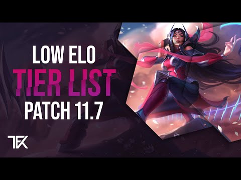 Low Elo Tier List | Patch 11.7 | german | TFK