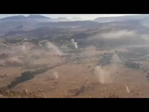 A footage showing Eritrean army shelling a Tigrayan village around Adigrat after the Pretoria CoHA