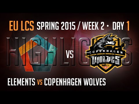 Elements vs CW (Highlights) | S5 EU LCS Spring 2015 Week 2 Day 1 Game 5 | EL vs Copenhagen Wolves