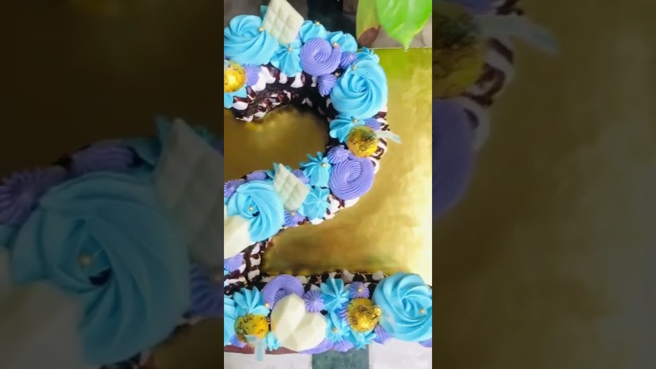 Monogram cakes are love💙💜 | Fancy Cakes