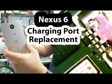 Motorola Nexus 6 Charging port connector replacement