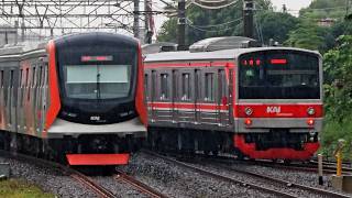 Download lagu [4K] Trains at Tambun Station: JR 205, TM 6000, CLI-125, CC 206 | KRL Commuter Line (5/6) mp3