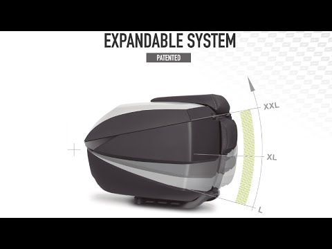 EXPANDABLE motorcycle case + 3P System by SHAD