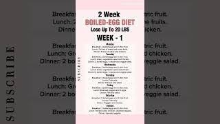 Boiled Egg Diet For Extreme Weight Loss🥚🤨 #shorts #viral  #eggdietforweightloss