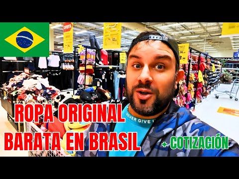 ORIGINAL CLOTHING IN BRAZIL VERY CHEAP PRICES + UPDATED CURRENCY QUOTE DOLLAR PESOS REAL