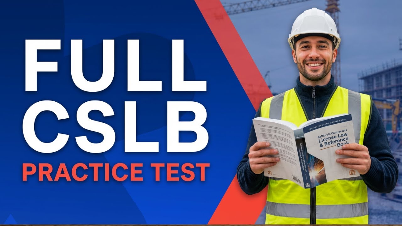 CSLB Practice Test 2026 | Contractors License Law & Business Questions and Answers