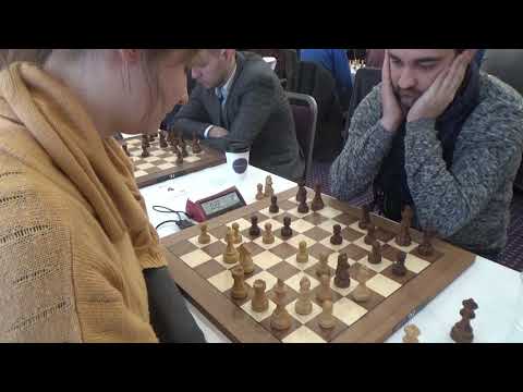 WGM Laura Rogule - GM Igor Kovalenko, English opening, Blitz chess