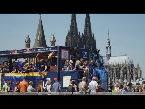 Deutsche Bank marches in Pride parades around the world - also in Cologne