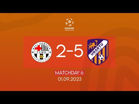 IDBank Premier League. Matchday 6. FC West Armenia - FC Urartu (01.09.2023)